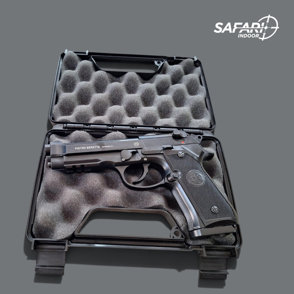ESTUCHE RIGIDO MTM PARA UNA PISTOLA / CON PORTA CANDADO / ESPUMA PROTECTORA