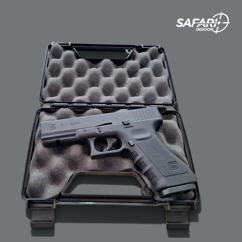 ESTUCHE RIGIDO MTM PARA UNA PISTOLA / CON PORTA CANDADO / ESPUMA PROTECTORA