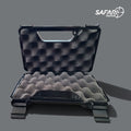 ESTUCHE RIGIDO MTM PARA UNA PISTOLA / CON PORTA CANDADO / ESPUMA PROTECTORA