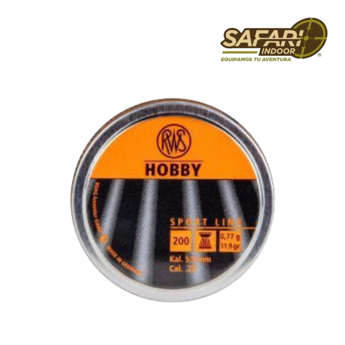 DIABOLO RWS HOBBY .22 / 5.5 / 150 PIEZAS