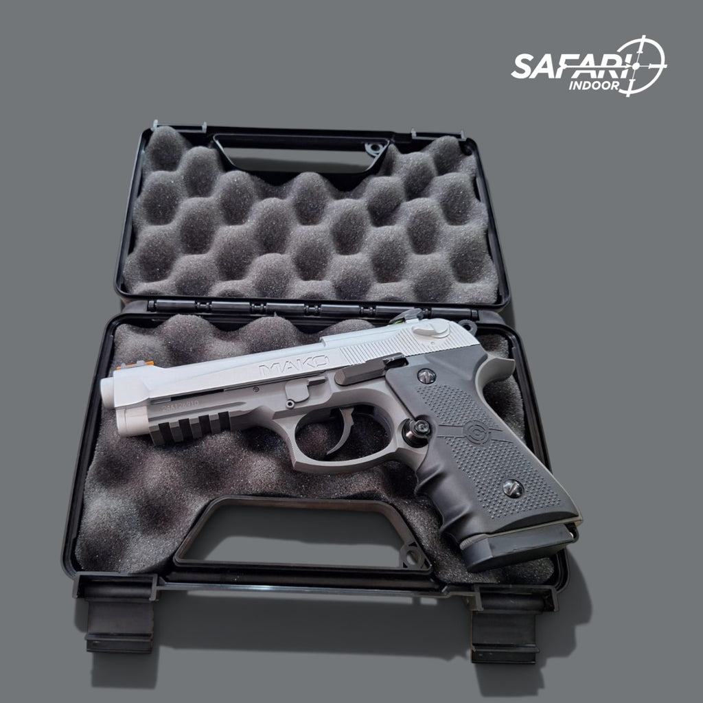 ESTUCHE RIGIDO MTM PARA UNA PISTOLA / CON PORTA CANDADO / ESPUMA PROTECTORA