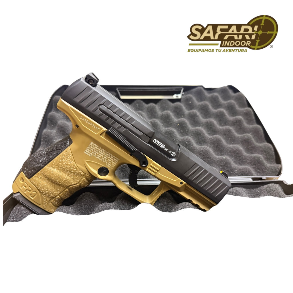PISTOLA UMAREX T4E WALTHER PPQ M2 CALIBRE .43 / CON ESTUCHE RIGIDO