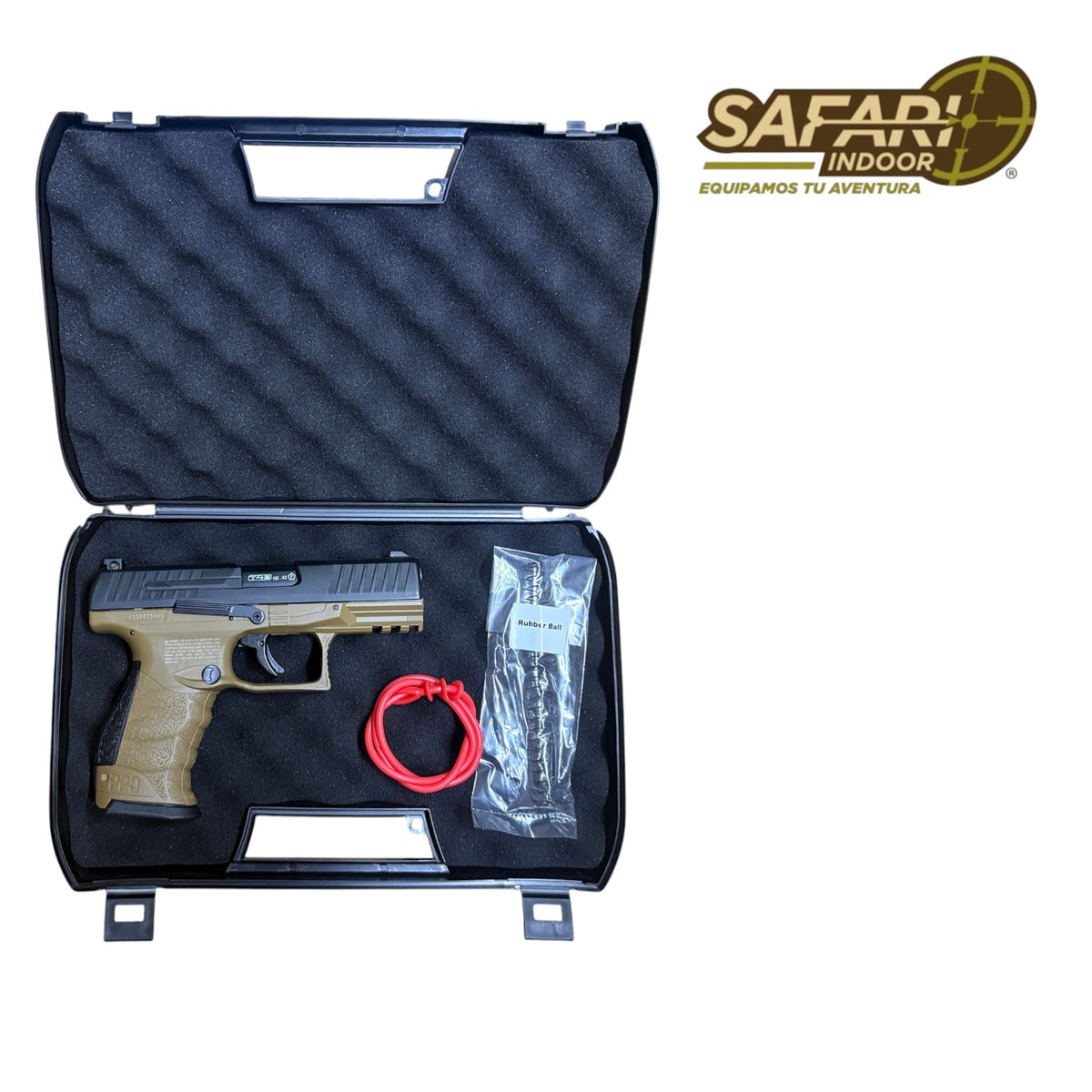 PISTOLA UMAREX T4E WALTHER PPQ M2 CALIBRE .43 / CON ESTUCHE RIGIDO