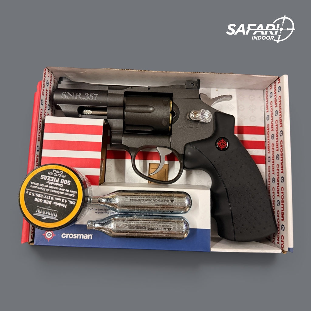 REVOLVER SNR357 / DIABOLO Y POSTA 4.5 / KIT / CROSMAN
