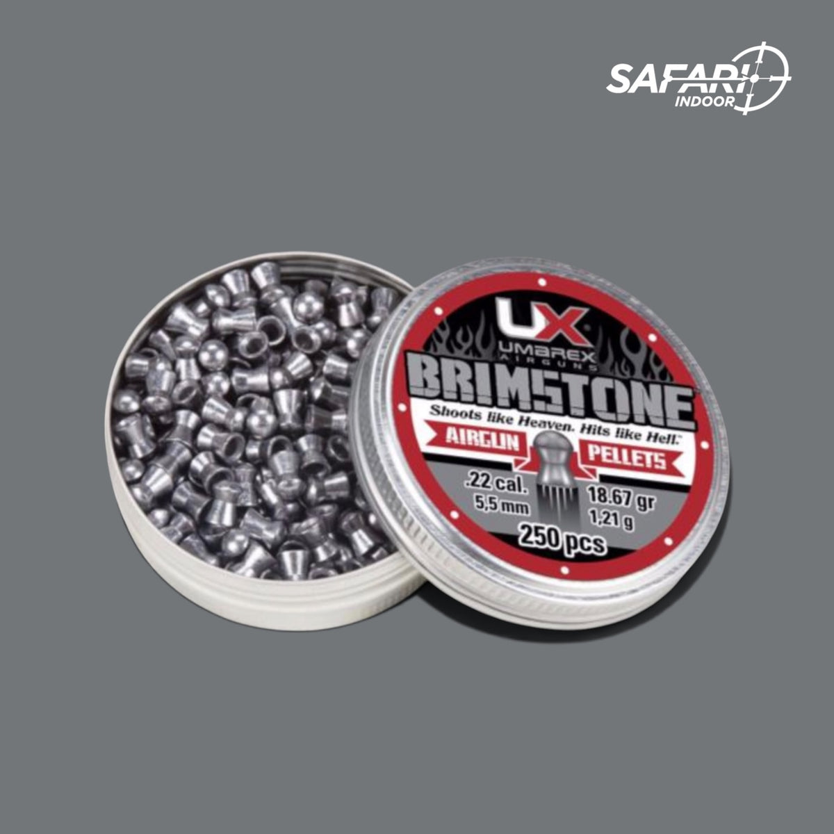 DIABOLO UMAREX BRIMSTONE .22/5.5 (DOME) 250 PIEZAS / 18.67GRS