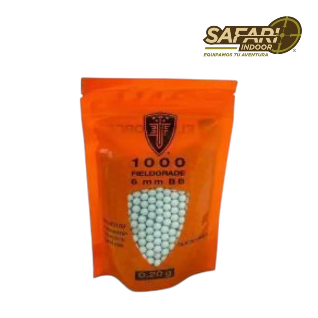 BOLSA DE BBS / ELITE FORCE / 6MM / .20 G / AIRSOFT/ 1,000 PIEZAS.