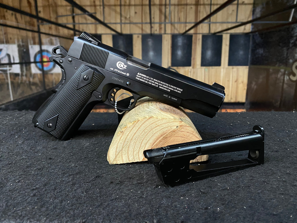 PISTOLA UMAREX COLT COMMANDER / CO2 / AIRE COMPRIMIDO / TIRO AL BLANCO