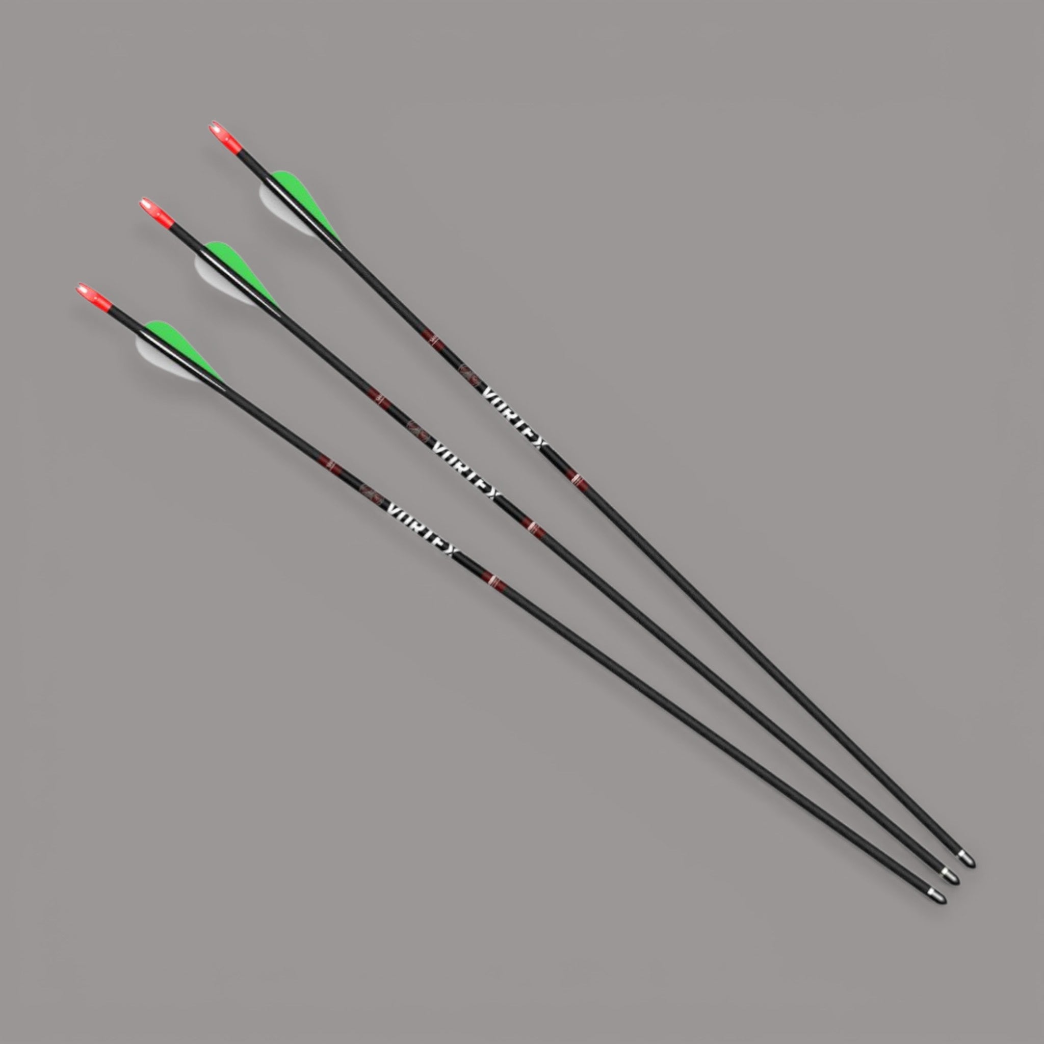 FLECHAS BARNETT VORTEX CARBON 400 - 30" CON INSERTOS 3 PIEZAS