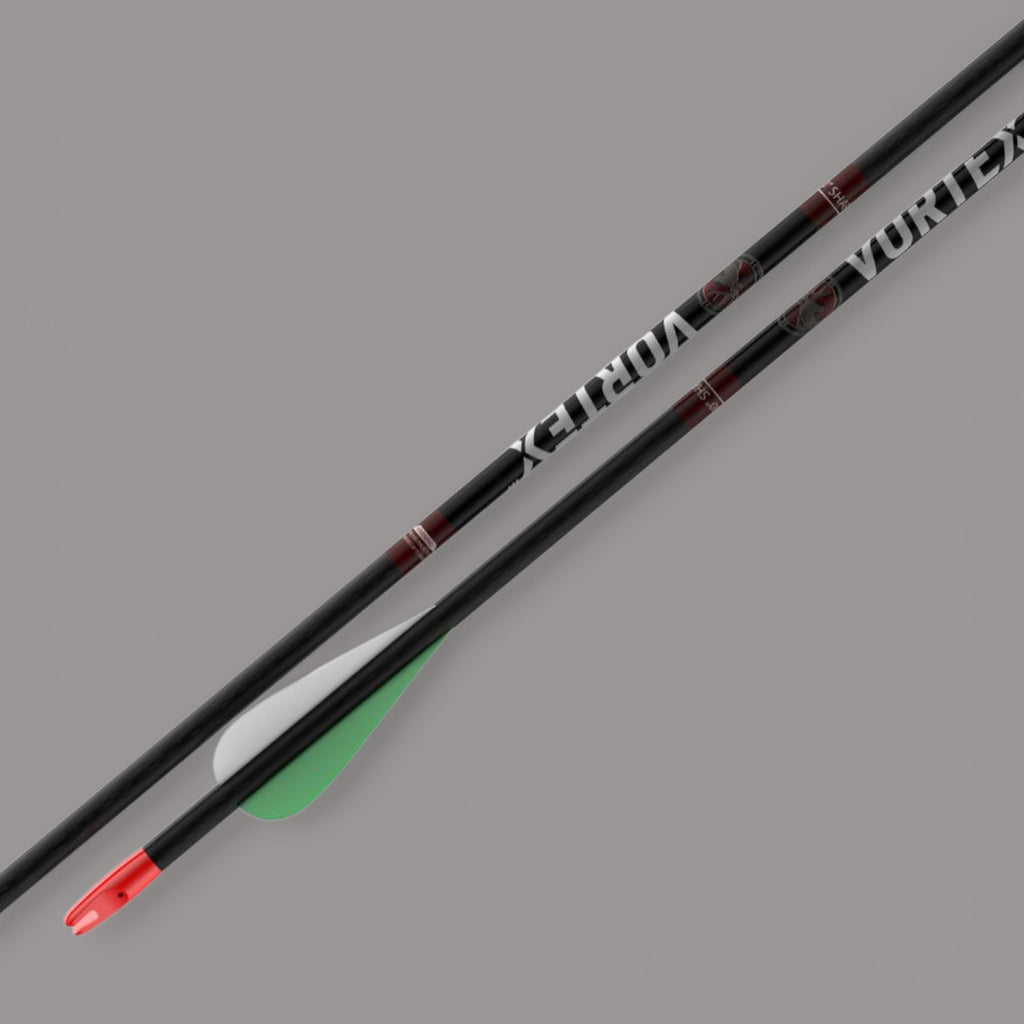 FLECHAS BARNETT VORTEX CARBON 400 - 30" CON INSERTOS 3 PIEZAS