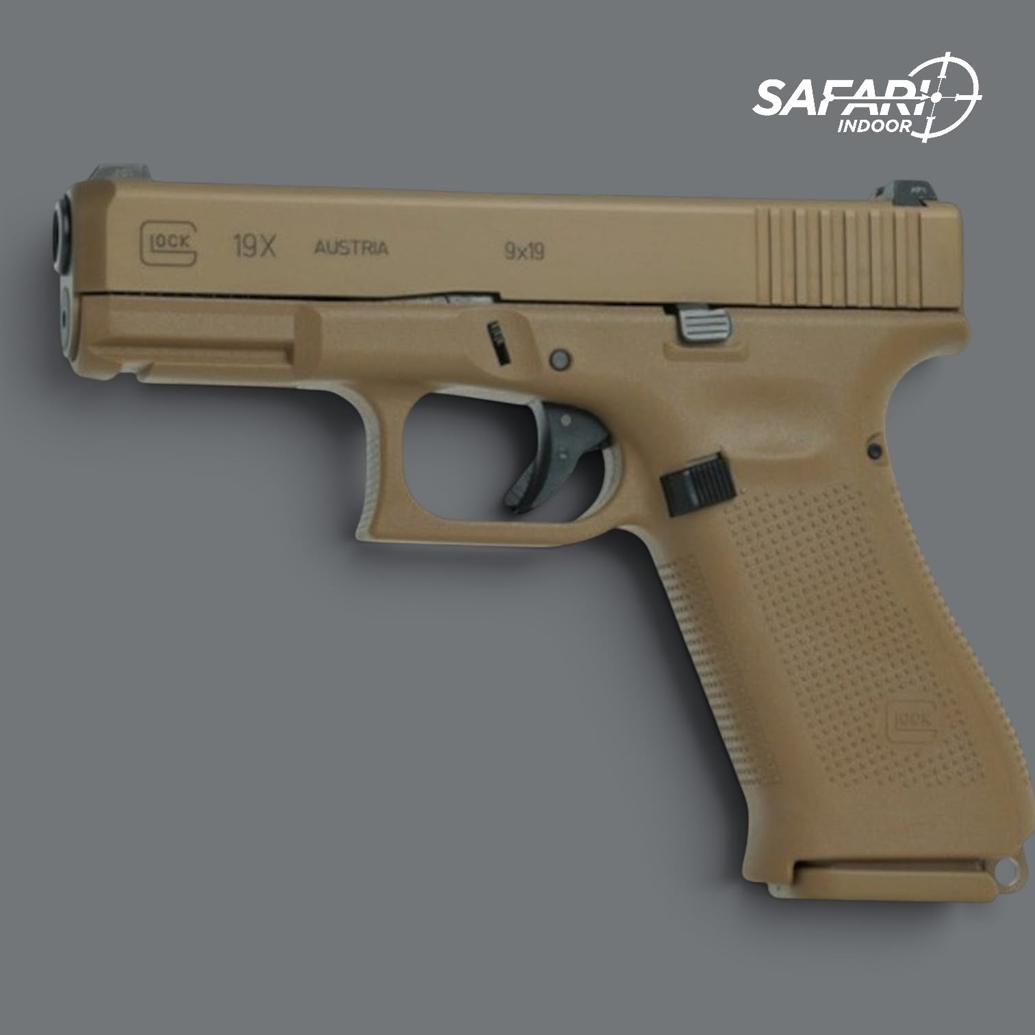 PISTOLA UMAREX GLOCK 19X COYOTE CO2 / AIRE COMPRIMIDO / TIRO AL BLANCO