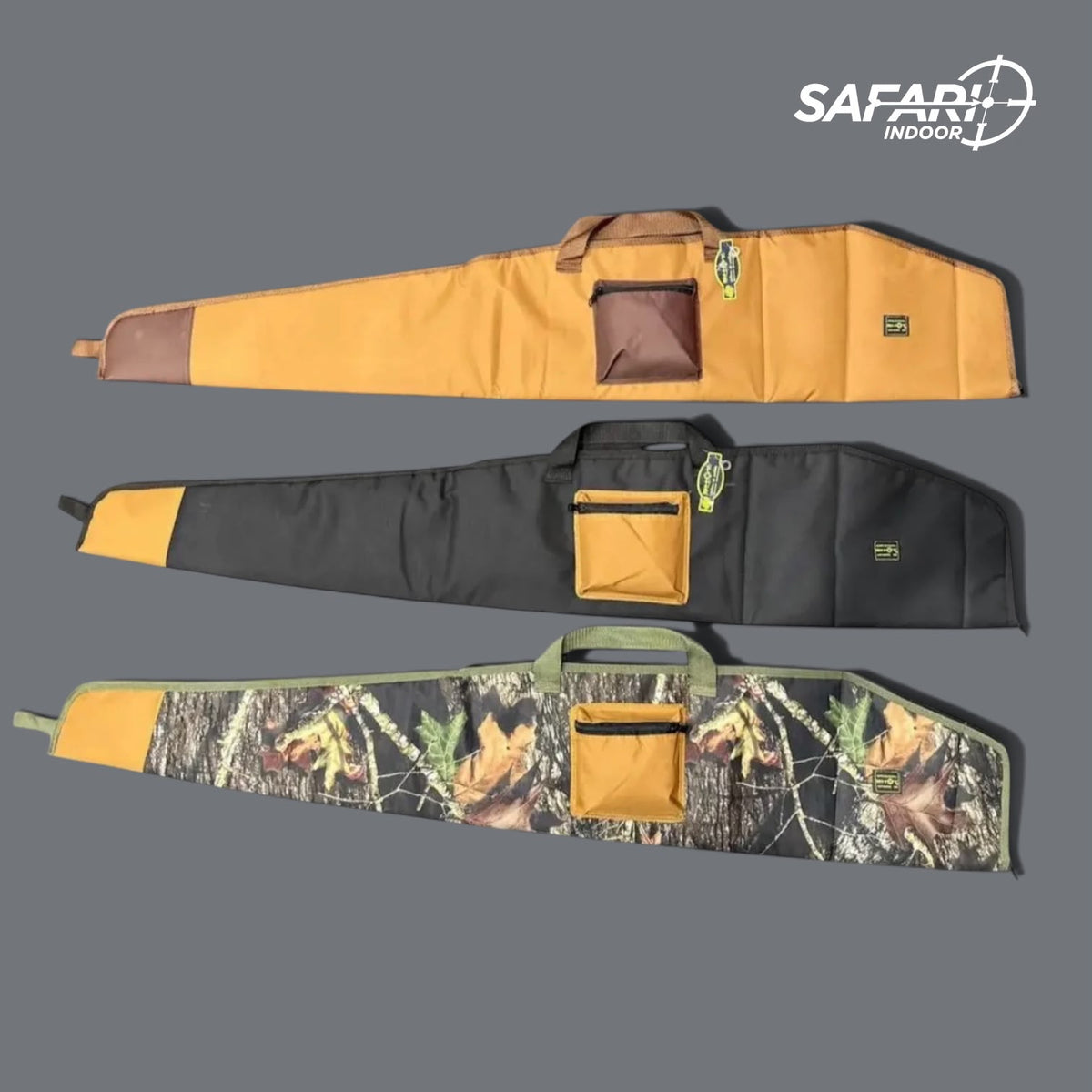 FUNDA PARA RIFLES CON MIRA / 130 CMS DE LARGO/ 25 DE ANCHO / CIERRE REFORZADO / COJÍN LIGERO.