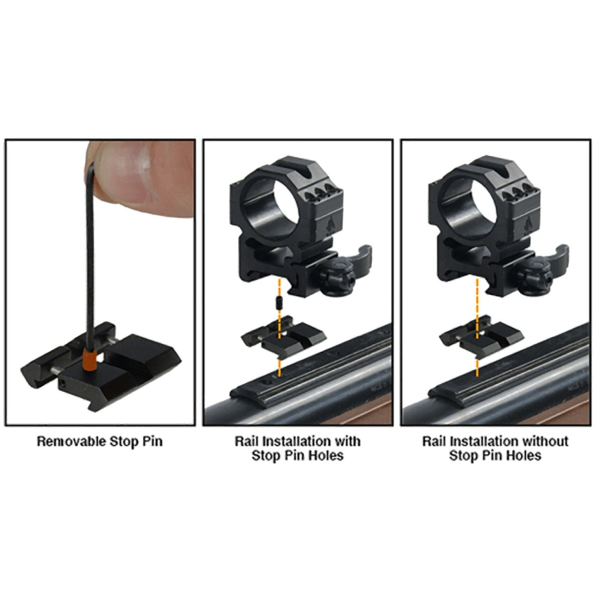 Utg Adaptadores De Riel A Picatinny 2 Pzas, Mnt-dt2pw01