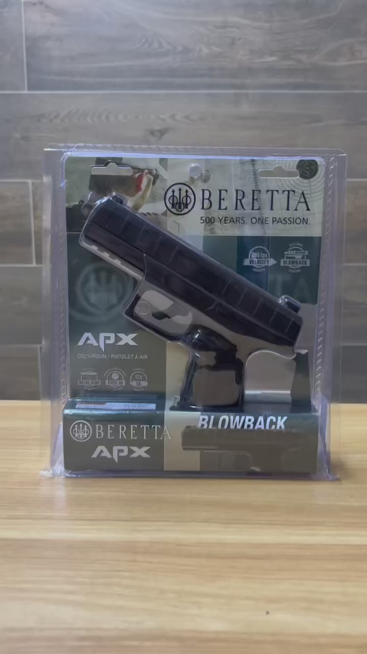 PISTOLA UMAREX BERETTA APX CO2 / AIRE COMPRIMIDO / TIRO AL BLANCO