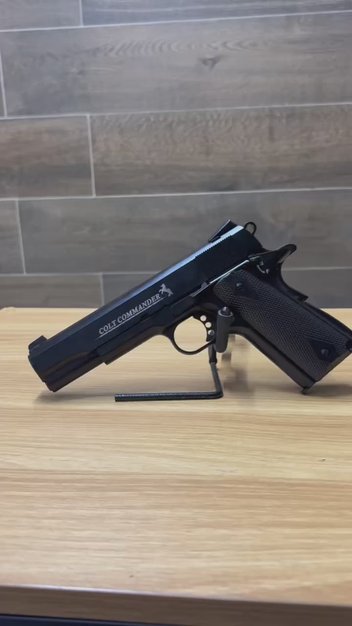 PISTOLA UMAREX COLT COMMANDER / CO2 / AIRE COMPRIMIDO / TIRO AL BLANCO