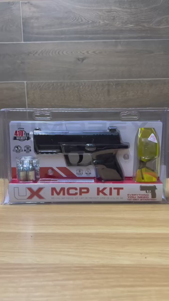 PISTOLA UMAREX MCP BB EN KIT CO2 / AIRE COMPRIMIDO/ TIRO AL BLANCO