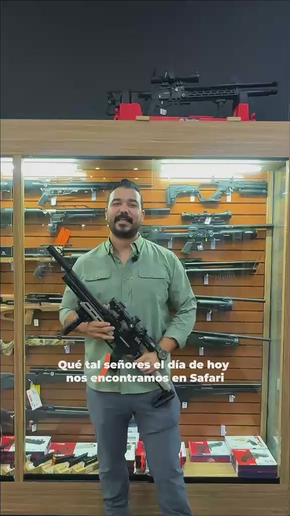 RIFLE PCP SNOWPEAK AP900B / CALIBRE 6.35 / 750 FPS / 10 TIROS/ 2 CARGADORES / AP900B
