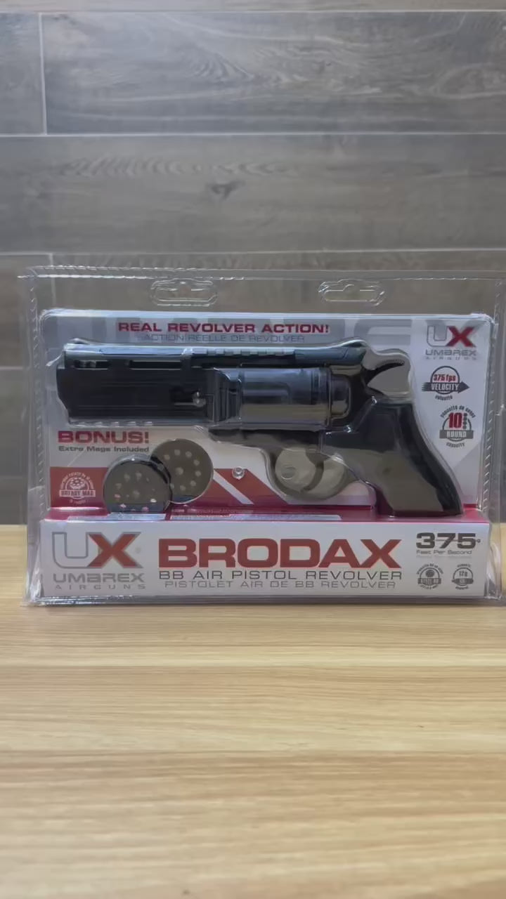 PISTOLA UMAREX BRODAX / CO2 / AIRE COMPRIMIDO / TIRO AL BLANCO