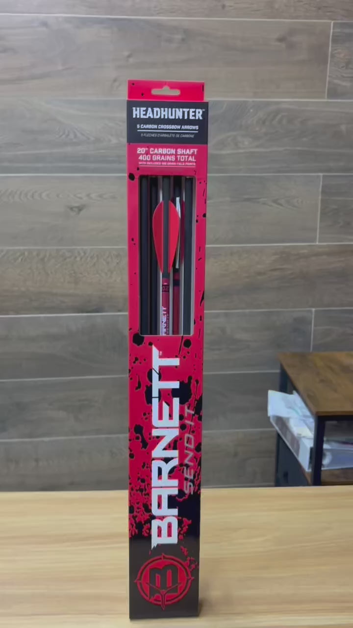 FLECHAS BARNETT HEADHUNTER 20" 5 PIEZAS