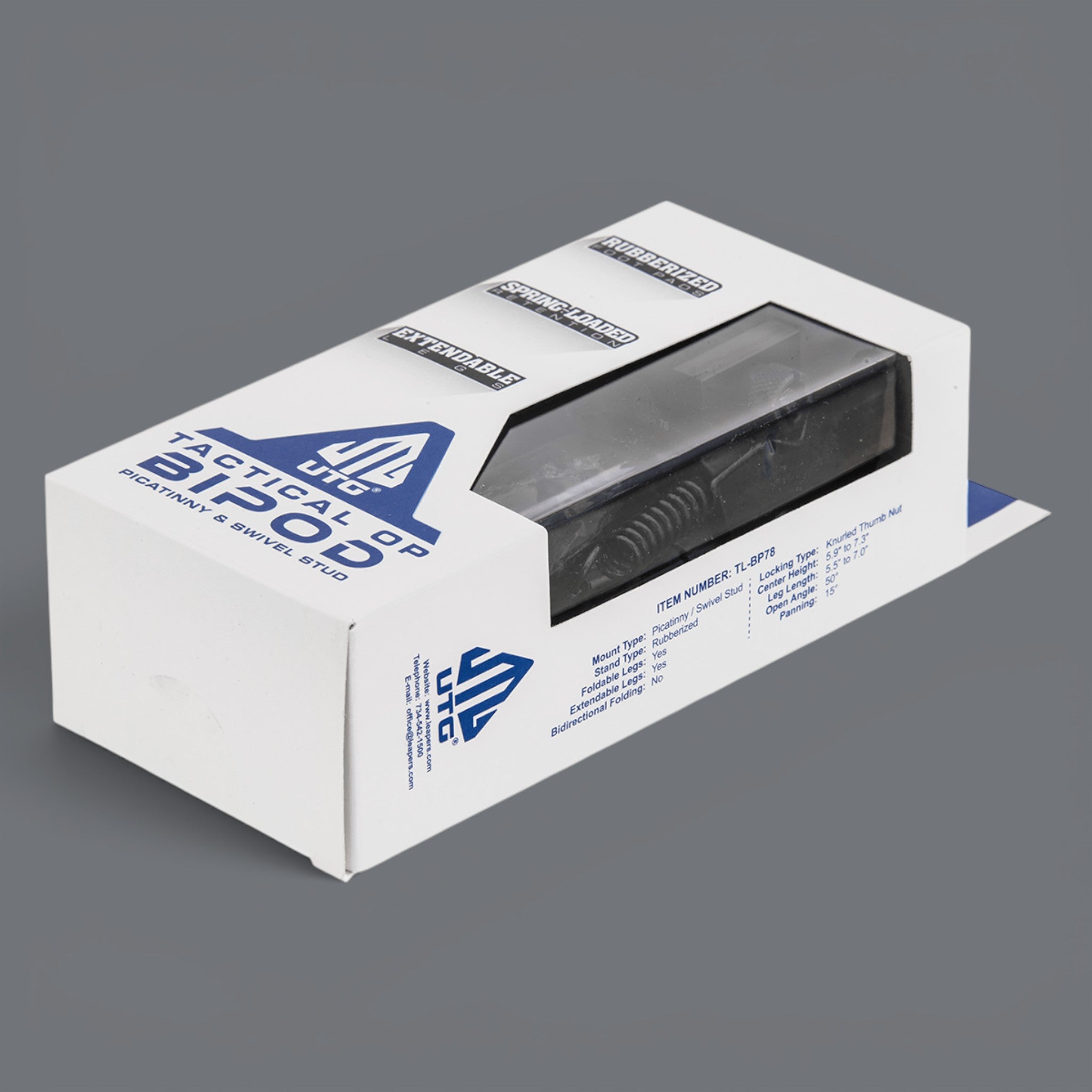 Bipode Utg Pie De Goma Tactical Op #tl-bp78